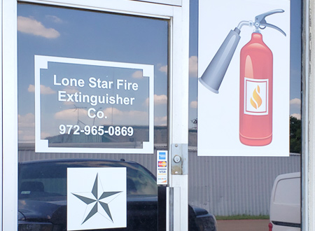 lone star fire extinguisher office building